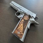 Howling Wolf 1911 Full Size Custom Made Wooden Grips