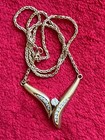 14k Solid Gold Diamond Pendant Necklace 13 7g    The Only 1 On Ebay   