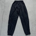 Guess Sport Track Pants Junior Medium Black Nylon Vintage 90s Windbreaker Nwt