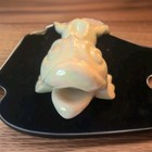 Vintage Opalescent Luster Ware Koi Fish Artist Signed Decor Wall Art Great Condi
