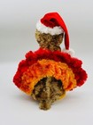 Vintage Dandee Christmas Turkey Plush Singing Dancing Animated Deck The Halls