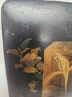 Antique Hand Painted Meiji Period Japanese Lacquer Jewelry Trinket Box