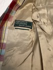 1970   s Vtg Polo By Ralph Lauren Hand Woven Madras Blazer Multicolor Size 12 Reg