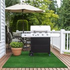 Sorbus Grass Mat Interlocking Tiles - Soft Artificial Deck Carpet Turf Flooring