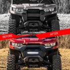 Front Mesh Grill Led Light Compatible With Can-am Defender Hd5 7 8 9 10 2020-25