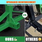 3 Point Trailer Hitch With 2  Receiver For Cat 1  quick Hitch Tractor Attachment