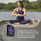 Fitbit Sense Advanced Smartwatch Heart Health Sage Grey silver S l Bands