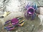 Cool Spider Metal Fidget Spinner Rainbow Toys Kids Boys Girls Adhd Edc Adults