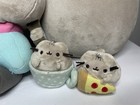Pusheen Plush Lot Of 6 Pieces - 4 Plushies And 2 Plush Keychains bag Charms