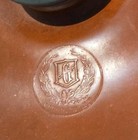 Vintage Goodrich Rubber Hot Water Bottle With Metal  Stopper  Cms