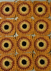 20 Handmade Starburst Squares - Sunny Meadow Diy Fashion   Home