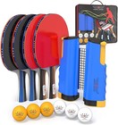 Professional Ping Pong Paddle Sets - 2 Player Or 4 Player Table Tennis Paddle   