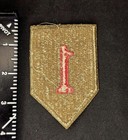 Original Ww2 1st Infantry Division  big Red One  Patch