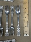 One  1  Tiffany   Co  Sterling English King Salad Fork W  Monogram  Single Fork 
