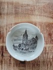 Rosenthal Ankum Germany Porcelain Scenic Town Ashtray Trinket Dish Decor Vintage