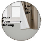 New 2 Panel Solid Lined Thermal Blackout Grommet Window Curtain Drape Jk64