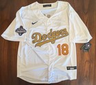 Yamamoto Dodgers Jersey W  2025 World Champions Patch
