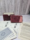 Antique 1913 Flinch Card Game Complete 150 Cards Original Box Instructions