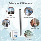 Privacy Frosted Window Film Waterproof Self-adhesive Glass Coverings Sticker