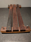 Swing Wooden Wine Barrell Staves Swing For Tree  Porch Or Backyard Heavy Duty