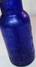 Antique Embossed Bromo Seltzer Emerson Drug Co  Baltimore Md Cobalt Blue Very   