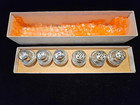 3 Pair International  prelude  Sterling Mini-shakers In Oirginal Jeweler s Box