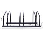 3 Bikes Floor Bike Stand 22-28  Bike Parking Rack Garage Bike Storage Stand Hold