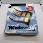 Microsoft Windows 95 Upgrade 3 5  Floppy- Box  Manual    Papers  untested As-is 