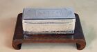 Premier  Austrian Empire Biedermeier  812 Silver Table Snuff Box 1856 Dedication