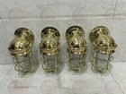 Oceanic Reproduction Solid Passageway Wall Sconce Light Made Brass Nautical 4 Pc
