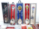 Lot Of 34 Vintage Souvenir Spoons Mixed Locations Travel - R6