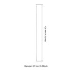 Beading Needles Fine Thin Long Straight Sewing Embroidery Thread 4 72inch 100pcs