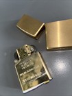 Zippo Windproof Armor Brushed Brass Lighter  New In Box