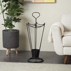 Black Metal Open Framed Umbrella Stand