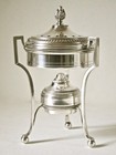 Vintage Silver Plate Brandy Sauce Butter Warmer Continental Early-1900 s