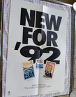 1992 Usps  new For  92  Promotional Poster Post Office Advertising 14x21