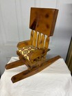 Wood  Rocking Chair Pin Cushion Or Can Be Small Doll Chair Hand Made  Used