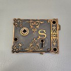 Antique Door Rim Lock Cast Iron Interior No Key