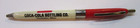 Vintage 1950 s Coca Cola Bottling Co  Crookston Mn Usa Kwik Klik Ballpoint Pen