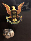  halls Safe Co   Emblem sticker  Reproduction  Eagle 