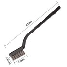 12-36x Mini Wire Brush Micro Stainless Steel Brass  Rust Remover Clean Polishing