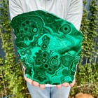 2 24lb Natural Green Malachite Crystal Flaky Pattern Ore Specimen Quartz Healing