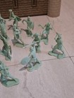 Vintage 1968 Marx Fighting Knights Carry All Action Play Set Incomplete     