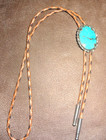 Vin Lot 3  Bolo Ties Western Cowboy Arrowhead Polish Stone Ohio State Turquoise