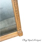 Antique Federal Mirror 2 Part Gilt Wood Early Glass Original Surface 1810