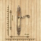 Brass Casting Door Handle Set  Decorative  Vintage