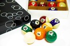 Pool Table Billiard Ball Set - Regulation Size 2-1 4  Full 16 Ball Set
