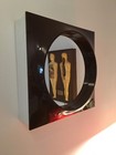 Mid Century Modern Vintage Brown Mirror Vanity Storage Kartell Panton Eames 