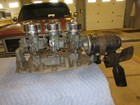 Edelbrock Su 349 Manifold Carbs Fuel Block Generator  Fan Flathead V8