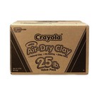 Crayola 575001 25 Lbs  Air-dry Clay - White  4 carton  New